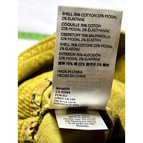 Anthropologie Pilcro Slim Corduroy Cargo Trousers Size 32 - Picture 7 of 7